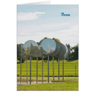 Cartão Parque Rheinaue em Bona