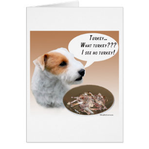 Cartão Parson Russell Terrier Turquia