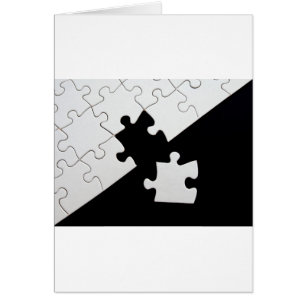 Cartão Parte do quebra-cabeça