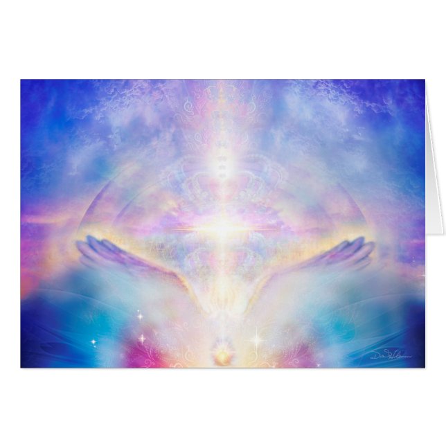 Cartão Parte superior do anjo de H117 Adele (Frente Horizontal)