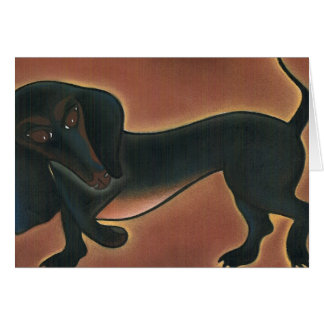 Cartão Parte traseira longa da maneira por Robyn Feeley