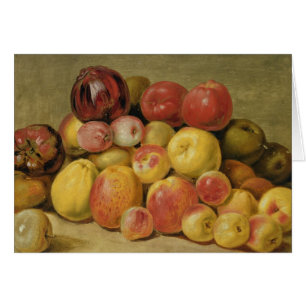 Cartão Partes de fruta