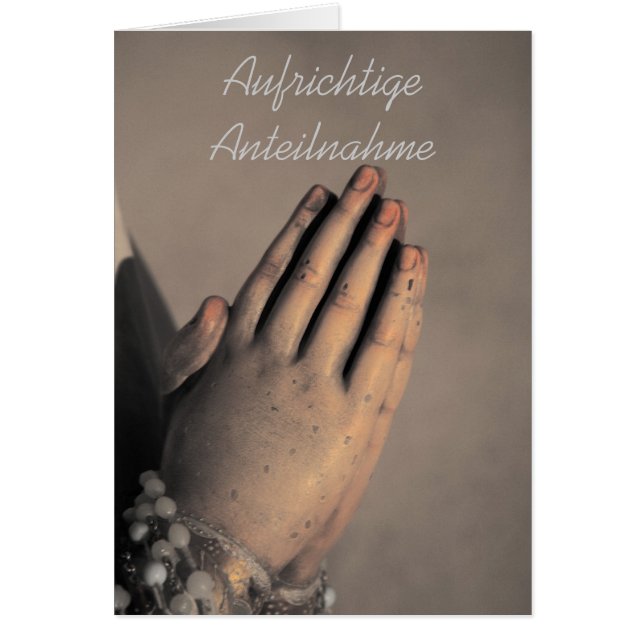 Cartão Participação sincera (Frente)