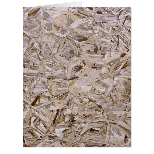 Cartão Partículas OSB Construção de Impressão de madeira  (Frente)