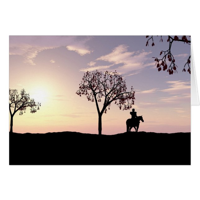 Cartão Partida da manhã (Frente Horizontal)