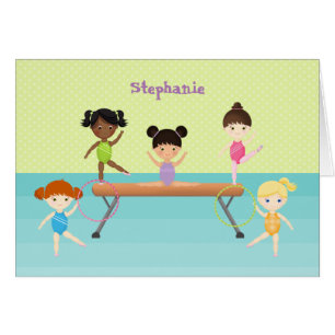 Cartão Partido da ginástica
