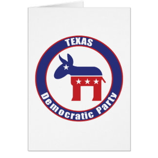 Cartão Partido Democrática de Texas
