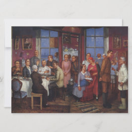 Cartão Partido do Aquecimento Doméstico