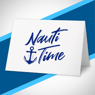 Cartão Partido do Lago Boat - Férias dos Navios de Cruzei