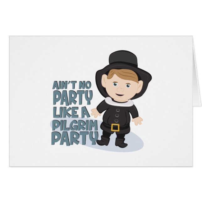 Cartão Partido do peregrino (Frente Horizontal)