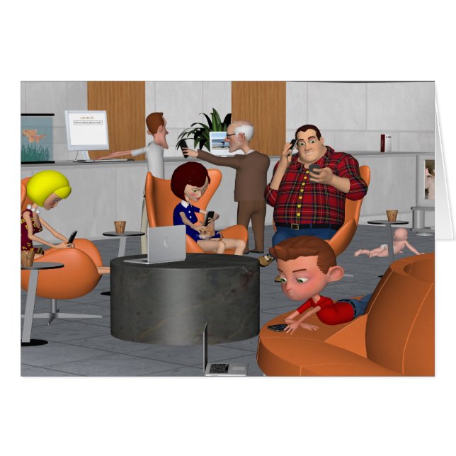 Cartão Partido Smombies (Frente Horizontal)