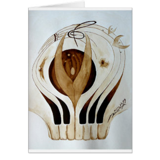 Cartão Partitura dos anjos