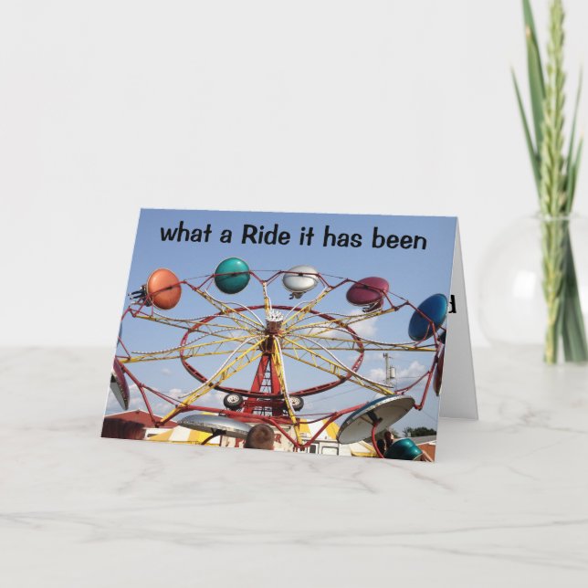 CARTÃO PARTO GÊMEO QUE FOI UMA CORRIDA/DIVERTIDA TAMBÉM (Frente)