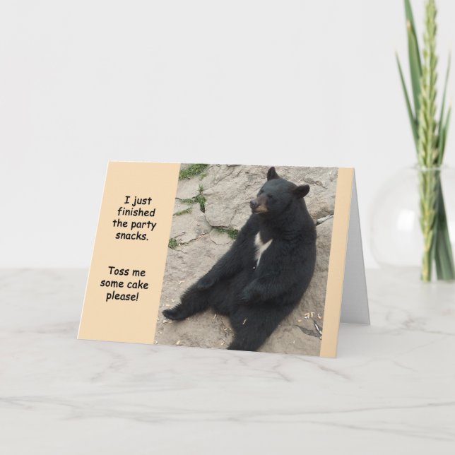 Cartão party animal birthday card (Frente)