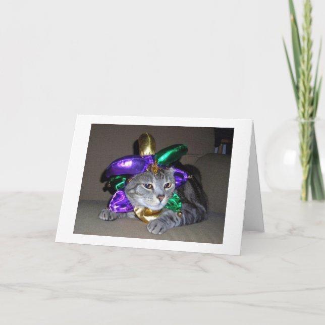 CARTÃO **PARTY CAT** QUER DIZER DIA DE SÃO PATRÍCIO FELIZ (Frente)