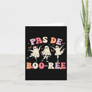 Cartão Pas De Boo-rée Fantasma Byllet Dançarino Dança de