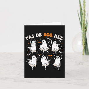 Cartão Pas De Boorée Ghost Balé Dançando Halloween