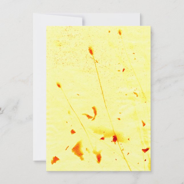 Cartão Pás de papoila secas (Frente)