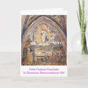 Cartão Paschalis Scida Em Dominica Resurrectionis