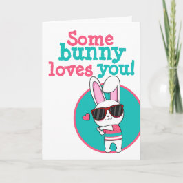 Cartão Páscoa Bonita Um Coelhinho Te Ama