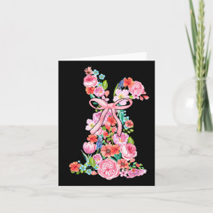 Cartão Páscoa Coquette Floral Men Mulheres