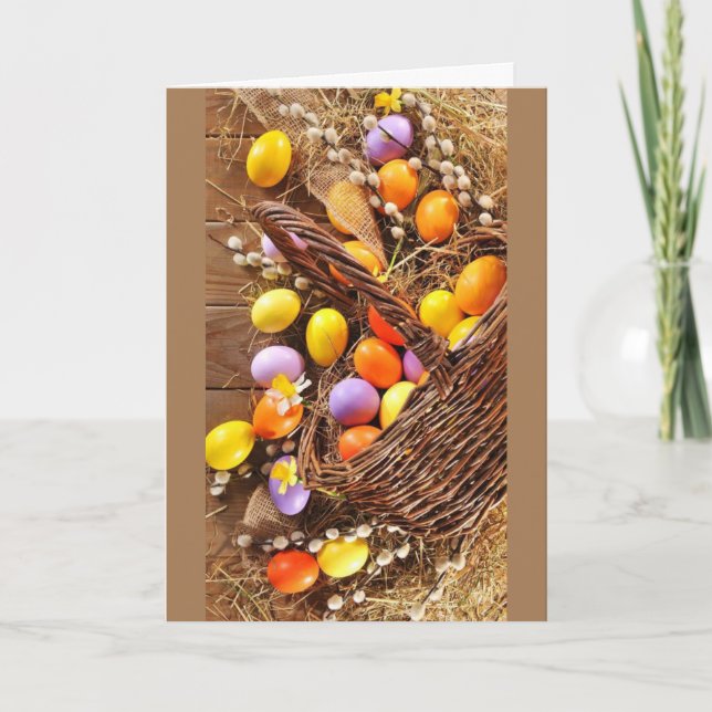 CARTÃO *PÁSCOA* DESEJA "VOCÊ!" (Frente)