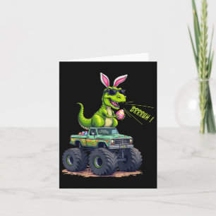 Cartão Páscoa Engraçada Dinossauro Bruh - T-rex Caça de O