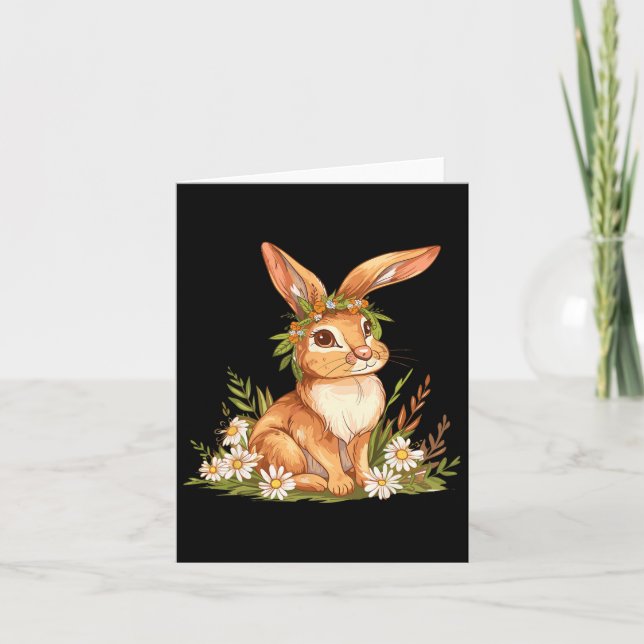 Cartão Páscoa Eostre Pagan Witchcraft Primavera Ostara (Frente)