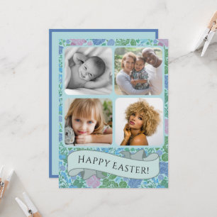 Cartão Páscoa Fotográfica do Jardim das Dragas Vitorianas