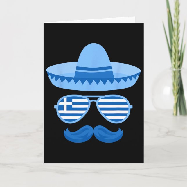 Cartão Páscoa Grega Sungles Cinco De Mayo Mexicano Crianç (Frente)