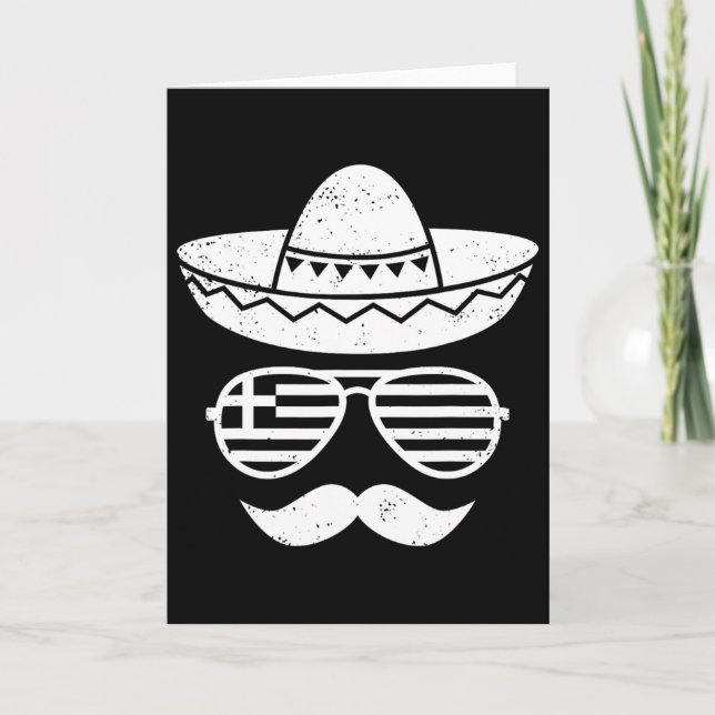 Cartão Páscoa Grega Sungles Cinco De Mayo Mexicano Crianç (Frente)