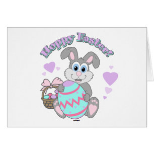Cartão Páscoa Hoppy! Coelhinho da Páscoa