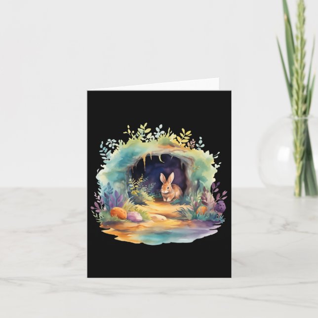 Cartão Páscoa Ostara Eostre Pagan Witchcraft (Frente)