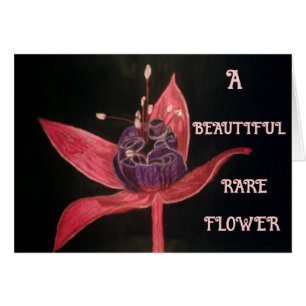 CARTÃO PÁSCOA RARE FLOWRARE PERSON