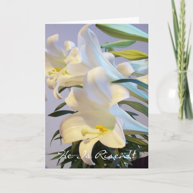 CARTÃO PÁSCOA RISEN (Frente)