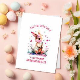 Cartão Páscoa saudando neto guitarra coelhinha