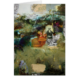 Cartão passado da série dois das vidas