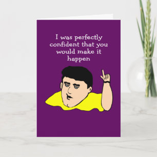 Cartão Passado no exame de bar