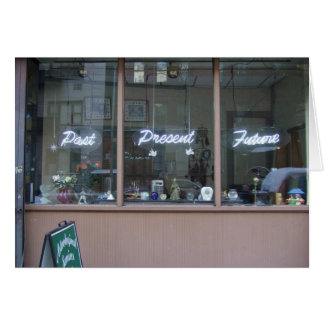 Cartão Passado, presente, futuro 5x7