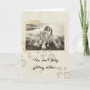 Cartão Passando o Aniversário Mais Velho