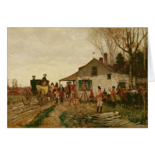 Cartão Passando o posto avançado