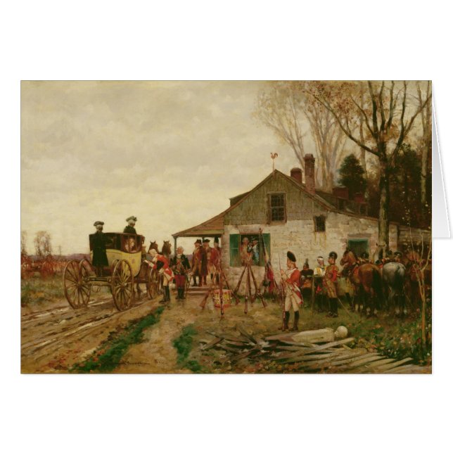 Cartão Passando o posto avançado (Frente Horizontal)