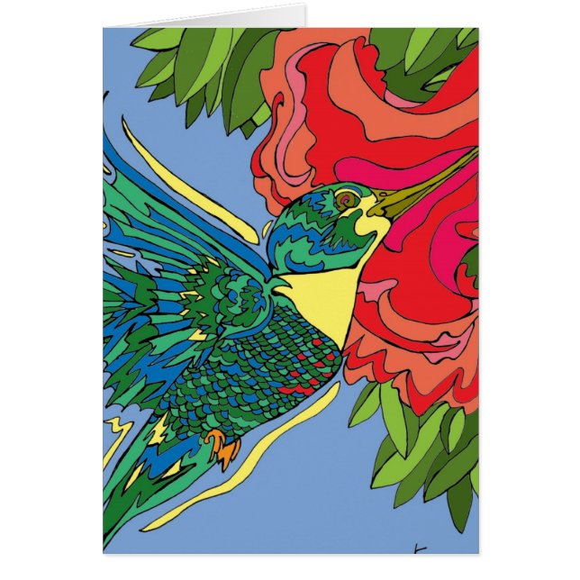 Cartão Pássaro (Frente)