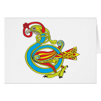 Cartão Pássaro celta