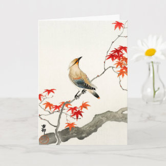 Cartão Pássaro da praga japonês - Ohara Koson - Arte vene