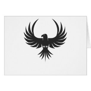 Cartão Pássaro da presa
