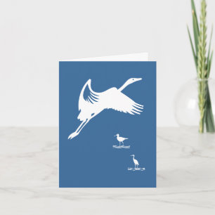 Cartão - Pássaro em voo
