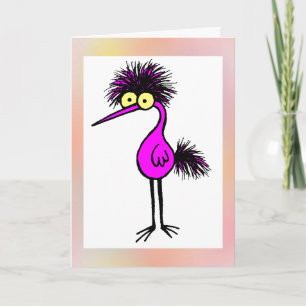 Cartão Pássaro Roxo