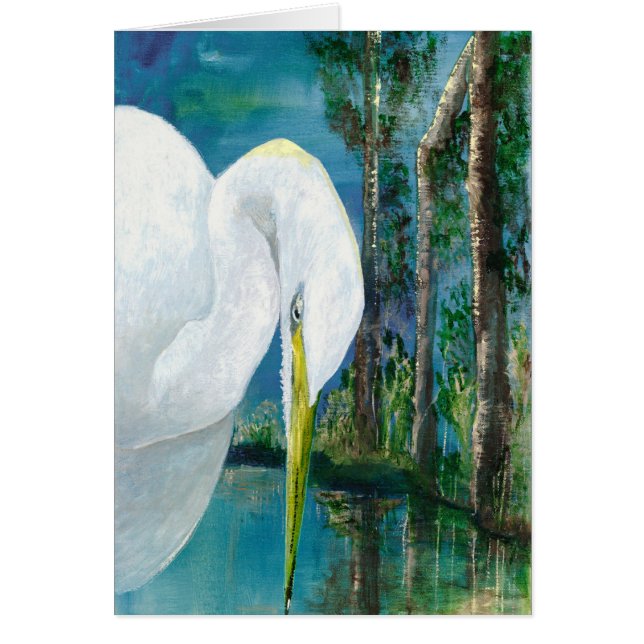 Cartão Pássaro tropical (Frente)