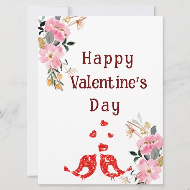 Cartão Pássaros (Frente)